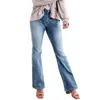Jeans pour femmes Y2K pantalons mode ajustement décontracté taille haute élégant Stretch pantalon évasé ample pour quotidien 2024