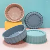 Baking Moulds Round Mousse Cake Silicone Mold Two-color Pan Bread Lace High Temperature Resistant Accessories