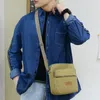 Borse a tracolla 2024 Borsa laterale da uomo per borsa a tracolla da lavoro Moda versione coreana Canvas Single Messenger