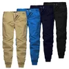 Pantalons pour hommes Plain Hommes Casual Chinos Pantalons Joggers Slim Fit Homme avec manchette élastique Vêtements Été Automne1979821 Drop Delivery Appar Otw7Z