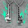 Chains Pipe Wrench Tools Stainless Steel Men Necklaces Pendants Chain Trendy Punk For Boyfriend Male Jewelry Creativity Gift Whole237G