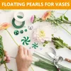 Vases Christmas Decoration Vase Floating Pearls For Beads Candy Charms Acrylic Tall Filler Glass Decorations Fillers Xmas