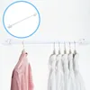 Shower Curtains Rod Punch-free Tension Rail No Punching Nail-free Telescoping Curtain RV Clothes Drying Iron Multipurpose Hanger