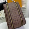 مصمم الأزياء للسيدات Damier Cosmetic Bags Organizer الشهيرة كيس مستحضرات التجميل أكياس سفر مكياج السيدات القابض منظم CoilitiTri2610