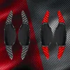 2 Stücke Schaltgabel Für Mitsubishi Outlander 2023 Kohlefaser Lenkrad Schaltwippen Innen Auto Aufkleber