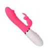 ダブルロッドウサギバイブレータークリトールGスポット刺激装置ディルド膣マッサージャーマスターベーション女性のための大人の大人のおもちゃ240326