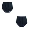 Women's Panties 2Pcs/Lot Cotton Women Seamless Underwear High Waist Comfort Solid Color Female Underpants Sexy Lingerie M-XXXL