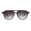 Óculos de sol vintage piloto mulheres homens retro marca designer óculos de sol para ponte dupla tons quadrados feminino uv400