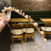 Fermagli per capelli Barrettes Tiara da sposa Fatti a mano Fasce da principessa Foglie Corone Gioielli da donna Imitazione Perla Testa Cerchio Ragazze Drop Deliver Otq0E