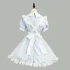 New Blue Cute Heart Lolita Maid Dr Costumi Cosplay Love Girl Maid Dr Suit per Waitr Maid Party Costumi di scena S -5XL G7Oo #