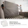 収納バッグマットレスパッケージバッグホームパッキング家庭用ポーチポーチ透明ホルダー透明な汚れ防止寝具PEプラスチック