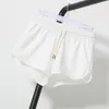 Dicloud Summer Casual Shorts Femme Taille Haute Booty Shorts Femme Noir Blanc Lâche Plage Sexy Court S-XXL x1Pf #