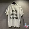 Heren T-shirts High Street Retro Saint T-shirt Engel Schapen Thema Gedrukt T-shirt Casual Losse Heren Korte mouwen Top J240322