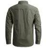 Lente Tactische Shirts Mannen Sneldrogende Werkkleding Cargo Kleding Outdoor Swat Combat Shirt Wandelen Vissen Cam Pocket Top G9qs #