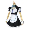 Nekopara Cosplay Chocola Vanille Cosplay Maid Dr Kostüm Anime Spiel Chocola Cosplay Perücke Katze Neko Mädchen Frauen Outfits 834z #