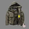 Mannen Witte Eend Donsjack Met Capuchon Winter Dikker Pluizige Donsjas Outdoor Winddicht Warme Donsparka T9Jg #