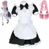 gotou Hitori Cosplay Costume Anime Bocchi The Rock! Cute Maid Uniform Suit Dr Gotou Hitori Women Wig Sexy Outfit Halen i2wM#