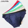 Underbyxor sexiga underkläder män trosor shorts cueca tunt is siden låga midja trosor solida u conve påse sömlös plus size gx002