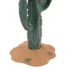 Decoratieve bloemen 3 stuks Mini Cactus Beeldjes Ambachtelijke Tafelblad Decoratie Pvc Micro Landschap Ornament