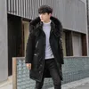 Winter Parkas 남자 복어 재킷 두꺼운 따뜻한 코트 바람개비 선수 남자 후드 모피 칼라 lg 파파 야외 다운 재킷 2021 새로운 h3fa#