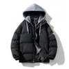 Fi marca inverno quente jaqueta impermeável dos homens 2023 novo outono grosso com capuz parkas fi casual fino casaco masculino 28pl #