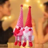 Decorazione per feste San Valentino Tomte Gnome Decorazioni fatte a mano Svedish con ornamenti a led Ornamenti per la casa