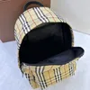 Designer de luxo mochila diamante treliça homens mulheres alta capacidade mochila viagem moda floral impresso estudante saco escola negócios latop saco