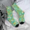 Chaussettes banane bananes pour hommes et femmes, bas d'été en Polyester
