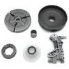 Lepels Koppeling Tandwiel Velg Drum Voor Chinese 4500 5200 5800 45Cc 52Cc 58Cc Oliepomp Wormwiel Lager Kit kettingzaag