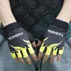 Gants de cyclisme Sports d'extérieur vélo de vélo de randonnée de randonnée demi-doigt sans abrasion de palmier matériau de palmier ss