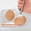 Other Bird Supplies Egg Candler Fashion Candling Lamp LED Light Small (Silver)