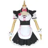 Nekopara Cosplay Chocola Vanille Cosplay Maid Dr Kostüm Anime Spiel Chocola Cosplay Perücke Katze Neko Mädchen Frauen Outfits 834z #