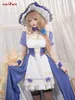 op voorraad UWOWO Lisa Cosplay Meid Kostuum Spel Genshin Impact Cosplay Exclusieve Lisa Maid Dr Cosplay Outfit Halen Kostuums T2XG #