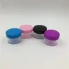 Polijsters 50 stuks lege plastic cosmetische pot met deksel voor op reis draagbaar 10/15/20g gezichtscrème lippenbalsemcontainers kleine hervulbare flessen