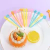 Fourchettes décoration de fête avec animaux, vaisselle en plastique, choix pour enfants, Mini cure-dents mignons, vaisselle Bento à fruits pour enfants