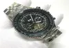3 stijlen skelet vliegwiel horloge zwarte wijzerplaat originele Breits automatisch vegen luxe herenhorloges bruin lederen band waterdicht 2083943