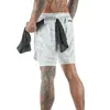 Heißer 2023 2 in 1 Laufhose Männer Doppel-deck Sport Gym Shorts Fitn Kurze Hosen Workout Shorts Männer sportswear Bodybuilding k412 #