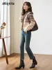 Mishow Ctrast Pullover 2023 Herbst Striped Casual V-Ausschnitt Single Breace Sweet Slim Cardigans Senior Sense Strick MXC45Z0141 22JK#