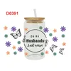 Window Stickers 3D UV DTF Transfers 16oz Cup Wraps Flower Printed For Diy Glass Ceramic Metal Leather etc. D6376