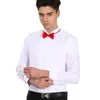 white Dr Shirt Men's Single-breasted Lg-sleeve Square Collar Shirts Wedding/party/performance Camisa Male Chemise S-7XL 8XL f94e#