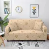 Stolskydd täcker soffa för vardagsrum elastiskt blommigt tryckt stretch slipcover enkel mönster hörn sektionssoffa 1-4 sätes