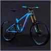 Fietsen Aluminium Mountainbike Voor Adts Fietsen Stad 11 Speed Dubbele Dam Downhill Dh Fiets Mtb Soft Tail 26/27.5 Inch 2023 Drop Otqgl