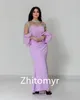 Party Dresses Exquisite High Quality Jewel Mermaid Beading Paillette / Sequins Tulle Anke Length Charmeuse Evening