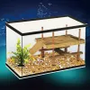 Terrariumlar Kaplumbağa Basking Platform S/M/L Terrapin Dock Brezilya Su Yüzen Kaplumbağa İskelesi Eptil Rampa Platformu Sürüngen Kaplumbağa Tank Dekoru