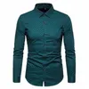 2024 Spring Fi Brand Men Ubrania Slim Fit Men LG Sleeve Shirt Men Polka Dot Casual Shirt Social Plus Size M-5xl T5JL#