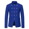 Novo Fi Palácio dos homens Blazer Jaqueta Medieval Terno de Luxo Partido Cosplay Traje Masculino Bonito Casamento Cavalheiro Blazer Casacos s3Q8 #