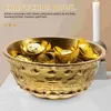 Bowls Treasure Bowl The Gift Office Treasures Statuette Ornament Vintage Cornucopia Brass Exquisite Decorative Copper Utensils