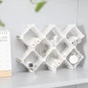 Bins 6pcs Adjustable Honeycomb Clapboard Drawer Divider Box Separator DIY Grid Storage Organizer for Panties Socks Pen Holder