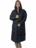 Hiver Chaud Épais Streetwear Oversize Maxi-Lg Puffer Veste Coupe-Vent Lg Plus Taille Poche De Neige Parka Vers Le Bas Manteaux Vêtements D'extérieur b5CW #