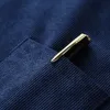 2022 brand solid corduroy pocket mens shirts for men clothing fi lg sleeve shirt luxury dr casual clothes 9047 a2Cv#